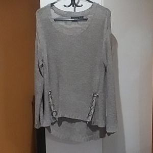 knitted beige sweater